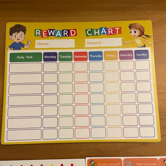 Chore Chart Reward Sticker Chart for Kids (SKU: 226MI) - Picture 8 of 8